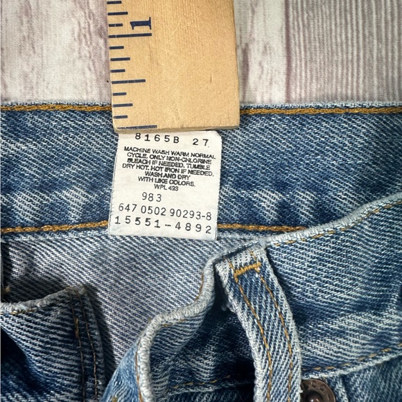 Vintage Levi's 550 High Waist Mom Jeans Women's 8 MIS M Denim 90s Y2K - Picture 11 of 13